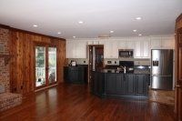 Wooden Floor And Glass Door In Kitchen — Greensboro, NC — CNE Home Improvement