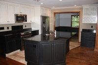 Black Kitchen And Cabinets — Greensboro, NC — CNE Home Improvement