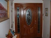 Dark Brown Wooden Door — Greensboro, NC — CNE Home Improvement