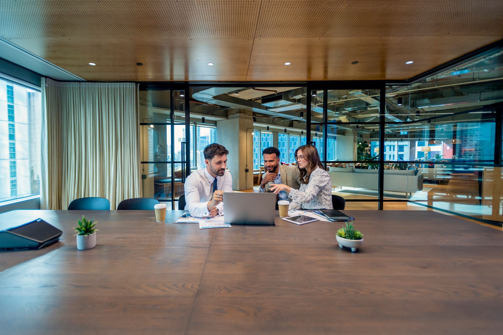 Lawyer Discussing to His Clients — Campbelltown, NSW — Gorman Jones Lawyers