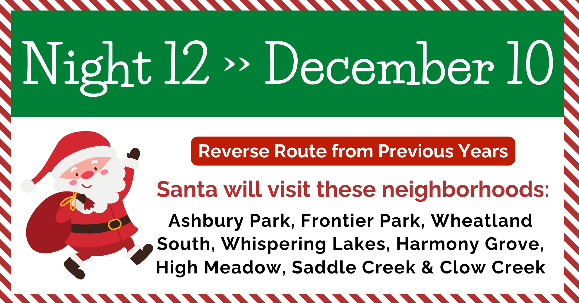 Night 12 of Santa's Sleigh Tour 2024