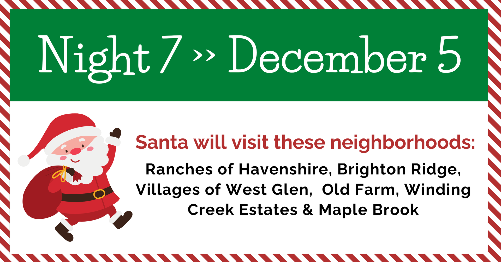 Night 7 of Santa's Sleigh Tour 2024