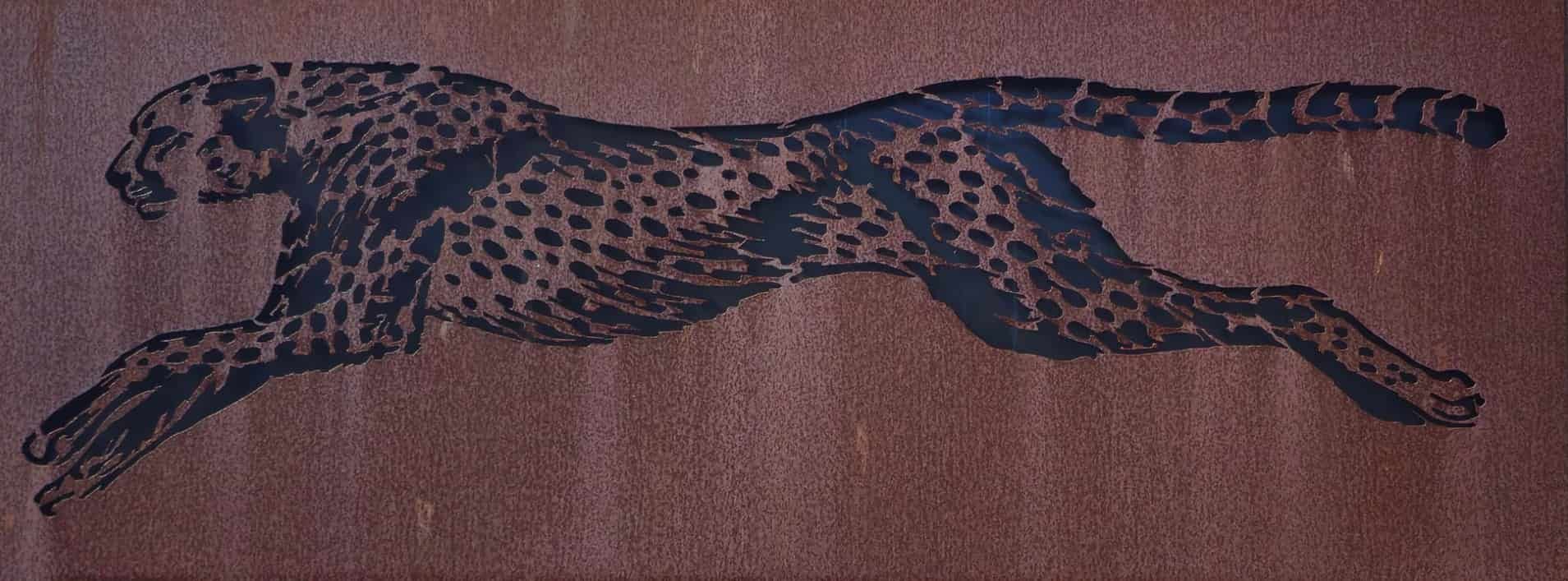 A Painting of a Cheetah Running on a Brown Surface — Keystone Engineering Sheet Metal Industries in Noosaville, QLD
