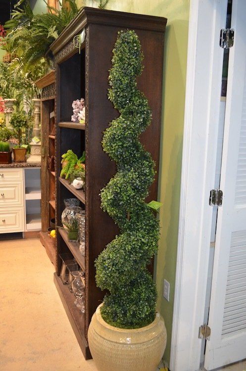 Flower — Boxwood Spiral Topiary in Wellington, FL