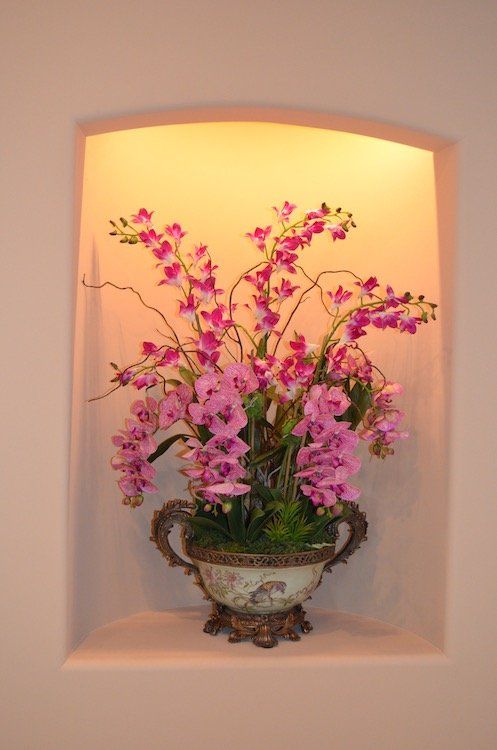Silk Flowers — Fiji Grand Phalaenopsis Mixed W/ Dendrobium Orchid in Wellington, FL