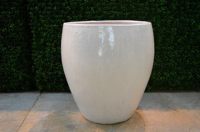 Planters — Shining White Big Plant Pots in Wellington, FL