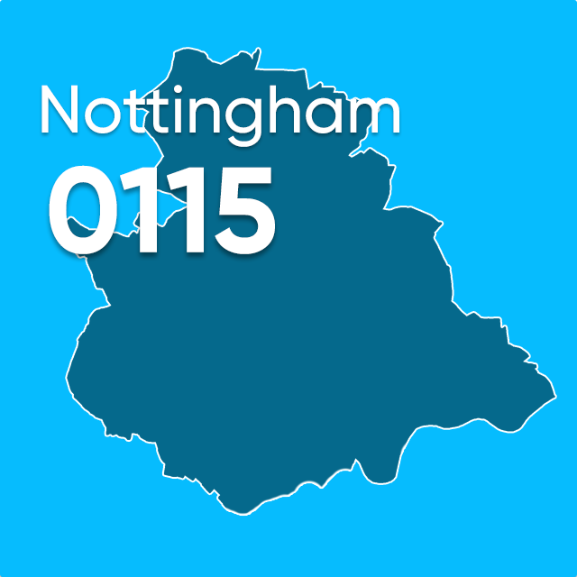 0115 area code Nottingham UK