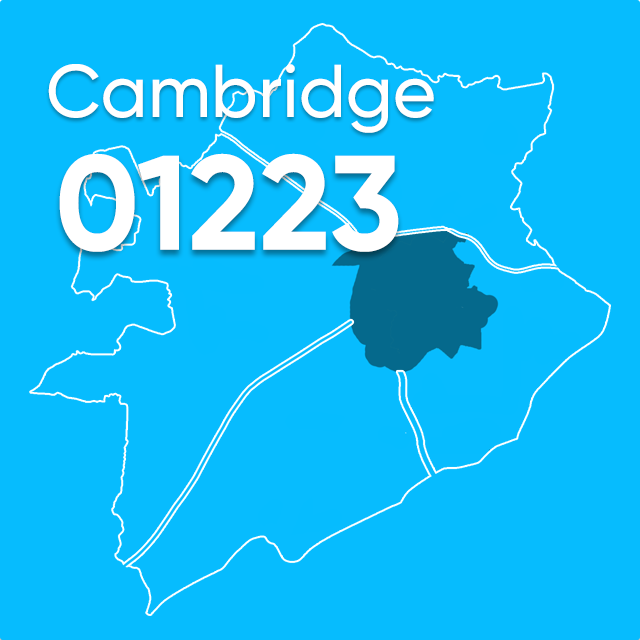 01223 area code Cambridge
