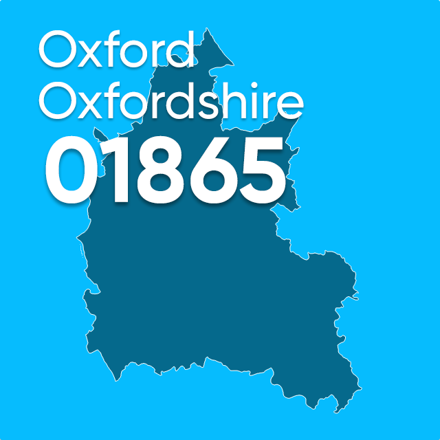 01865 area code Oxford UK