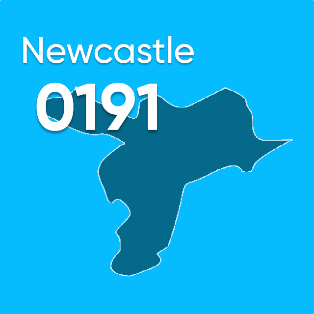 0191 area code UK