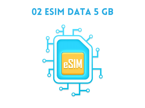 02 eSIM Data 5 GB