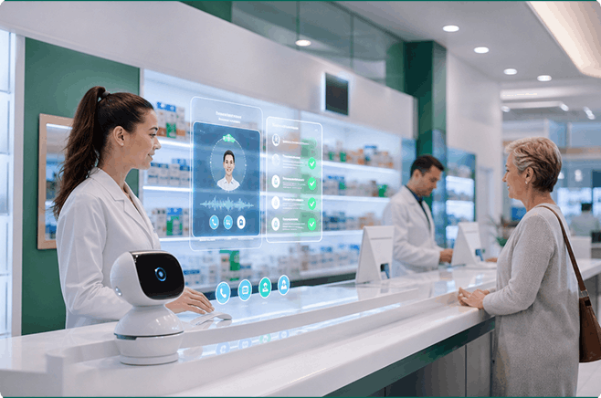 AI Receptionist for Pharmacies-: 24/7 Patient Call Handling That Never Misses a Prescription Request