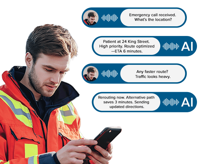 AI Receptionist for ambulance