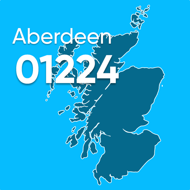 01224 area code Aberdeen UK