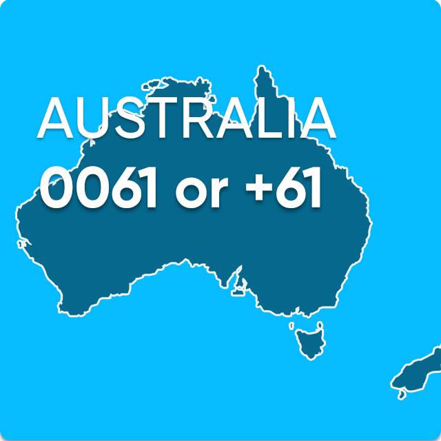 Australia dialing code +61