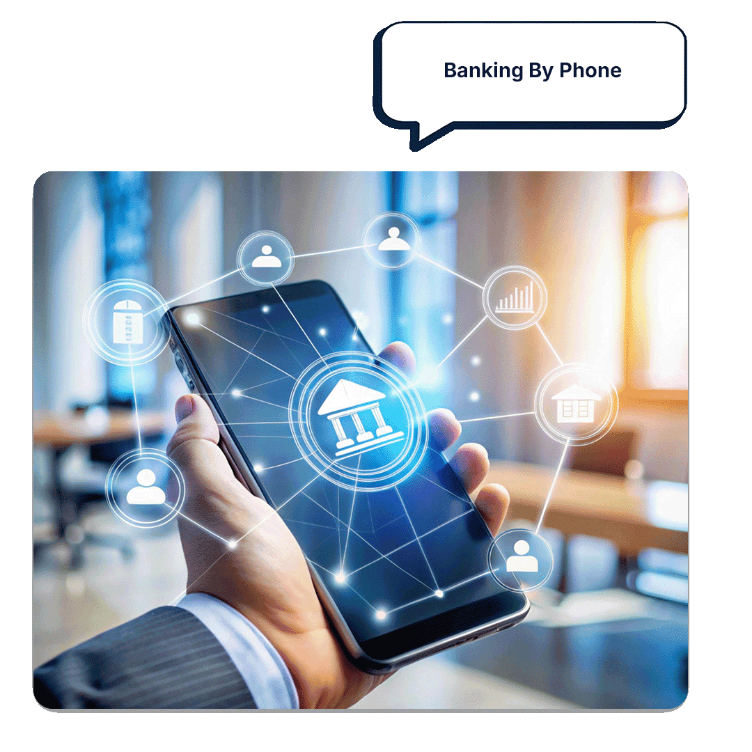 Banking by phone