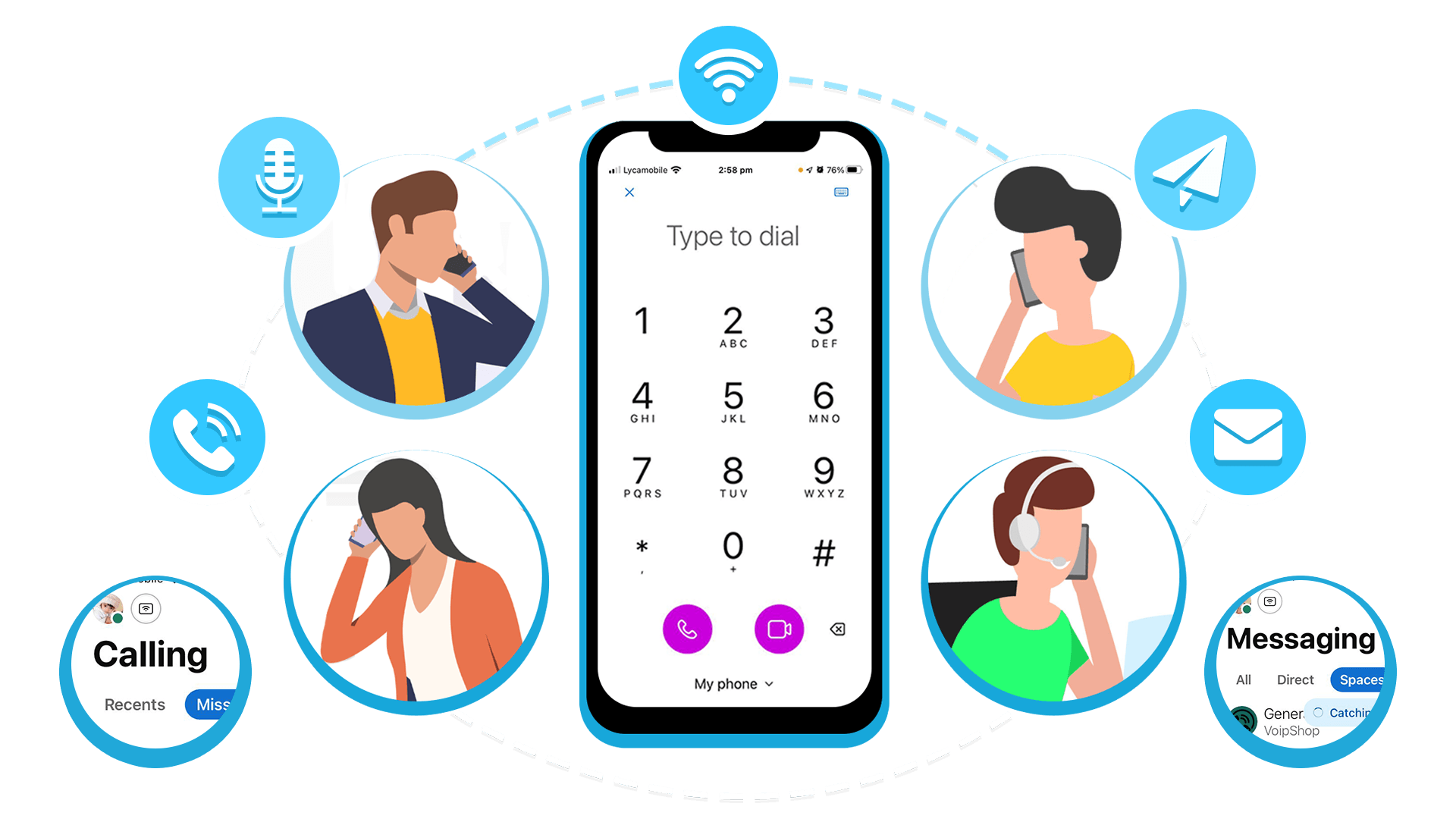 mobile calling app