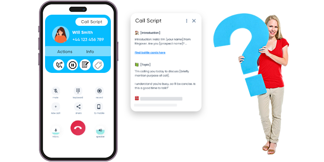 Customizable Call Scripts & FAQ Handling