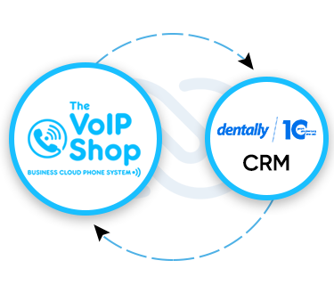 Dentally CRM Call Integration with The VoIP Shop