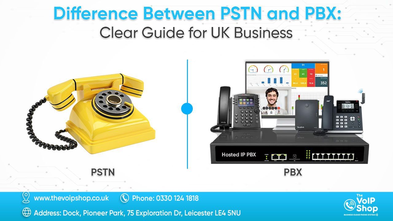 Difference between PSTN and PBX