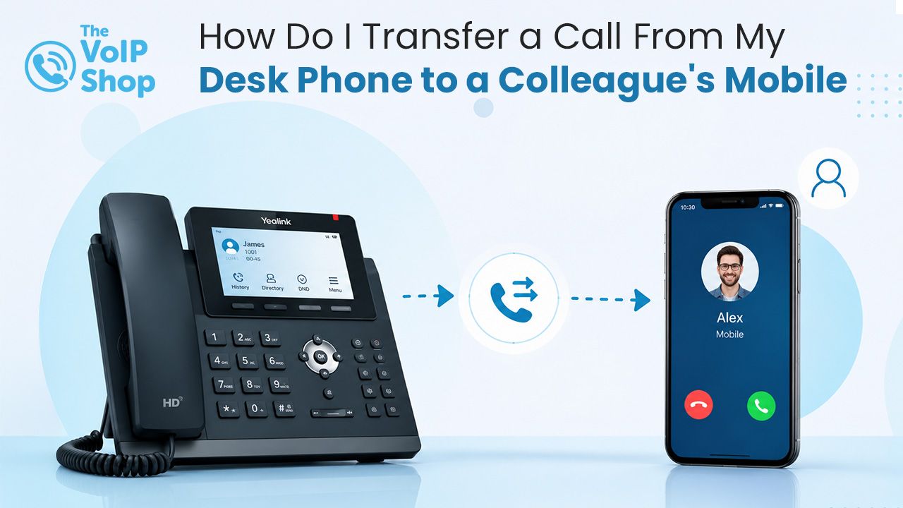 Transfer a Call From Desk Phone to  Mobile