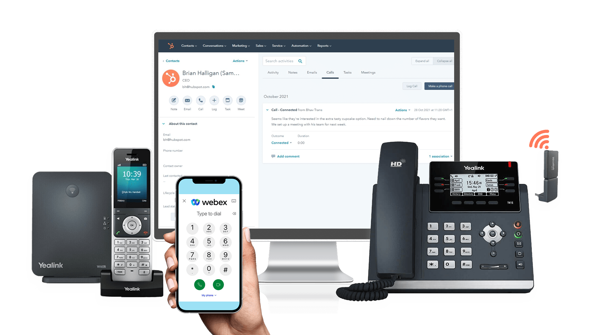 HubSpot Call Integration  with The VoIP Shop