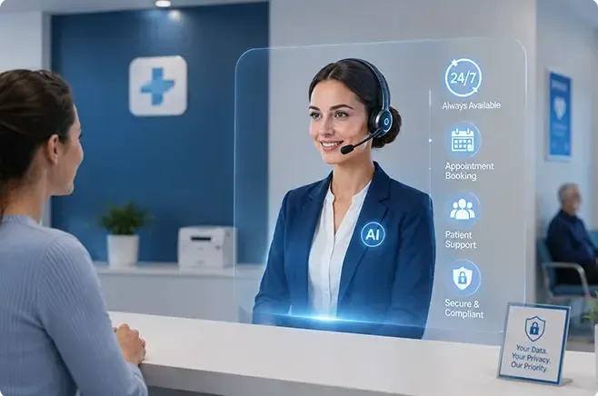 Meet Your AI GP Receptionist - Always On, Always Professional Meet Your AI GP Receptionist - Always On, Always Professional