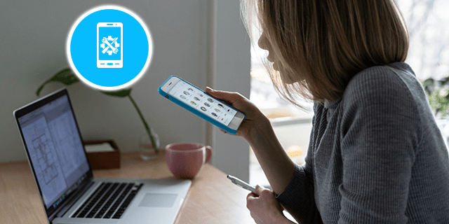 Mobile app support and remote working features