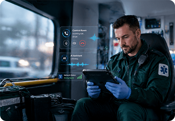 Modern communication for ambulance