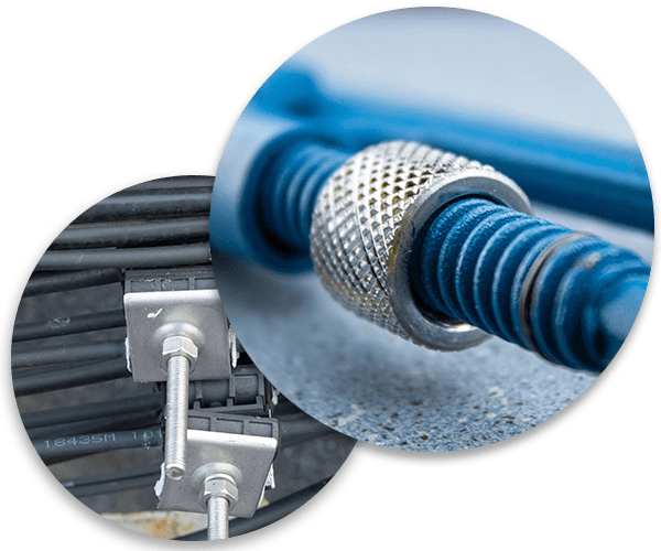 Steel jacketed Cable Joints and Locked Chambers