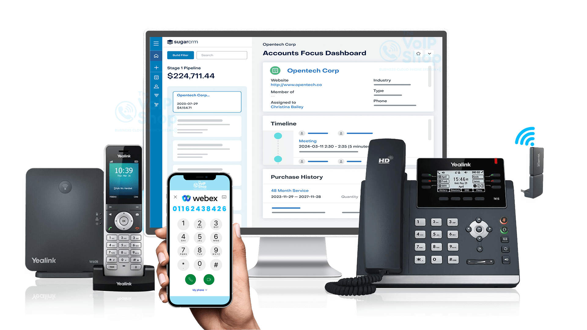 Sugar CRM integration with VoIP