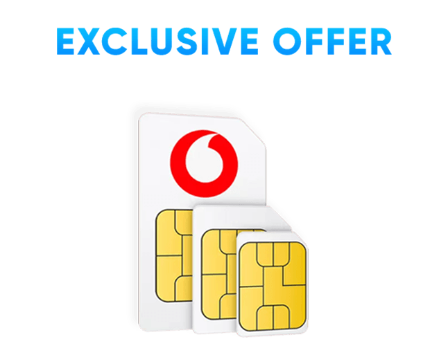 Vodafone Exclusive Offer Unlimited Calls, Text and Data