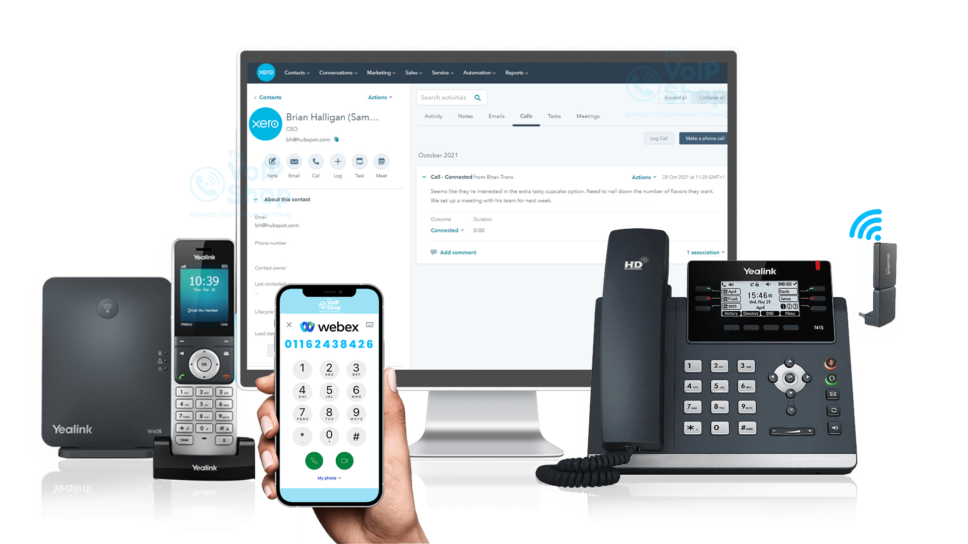 Xero CRM integration with VoIP