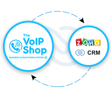 ZoHo Call Integration with The VoIP Shop