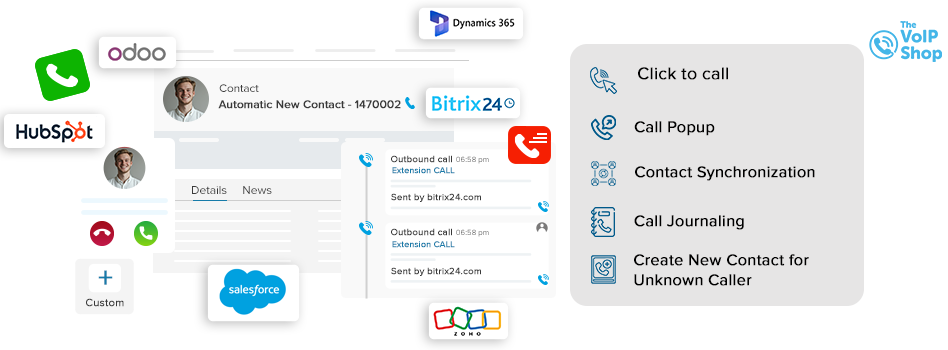 home working crm integration