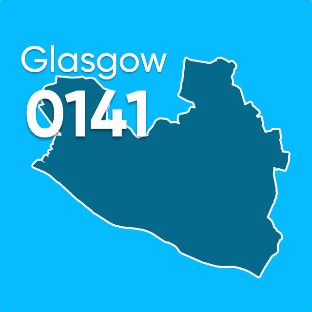 0141 area code Glasgow