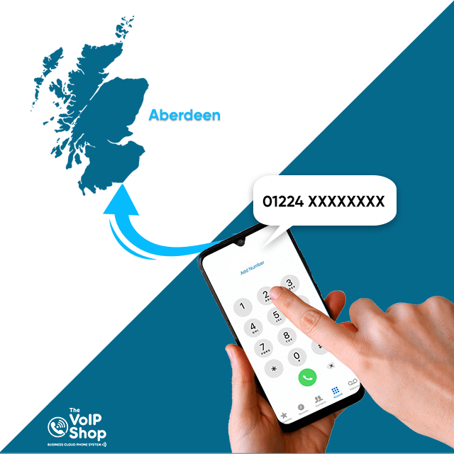 how to dial aberdeen phone number with in UK