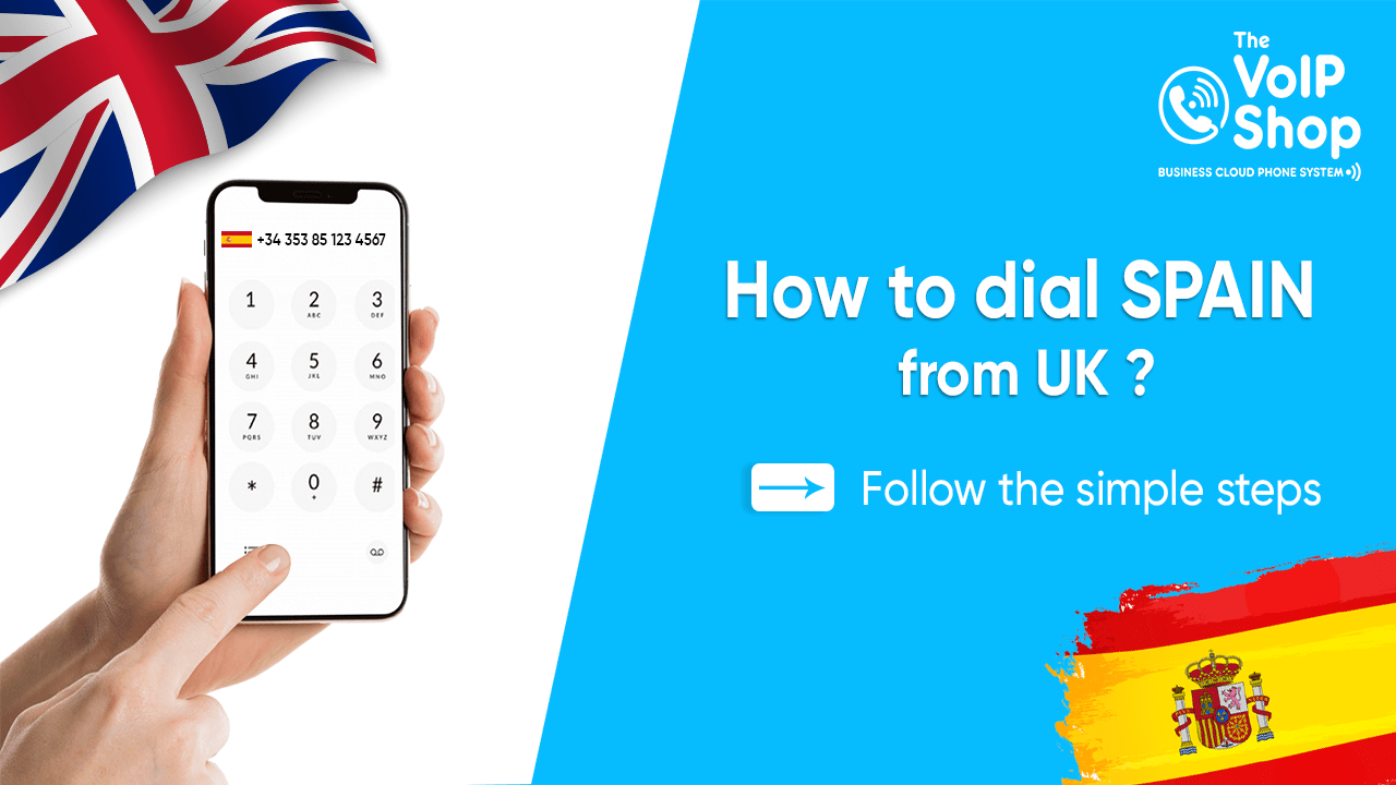 how to dial Spain from Europe  uk