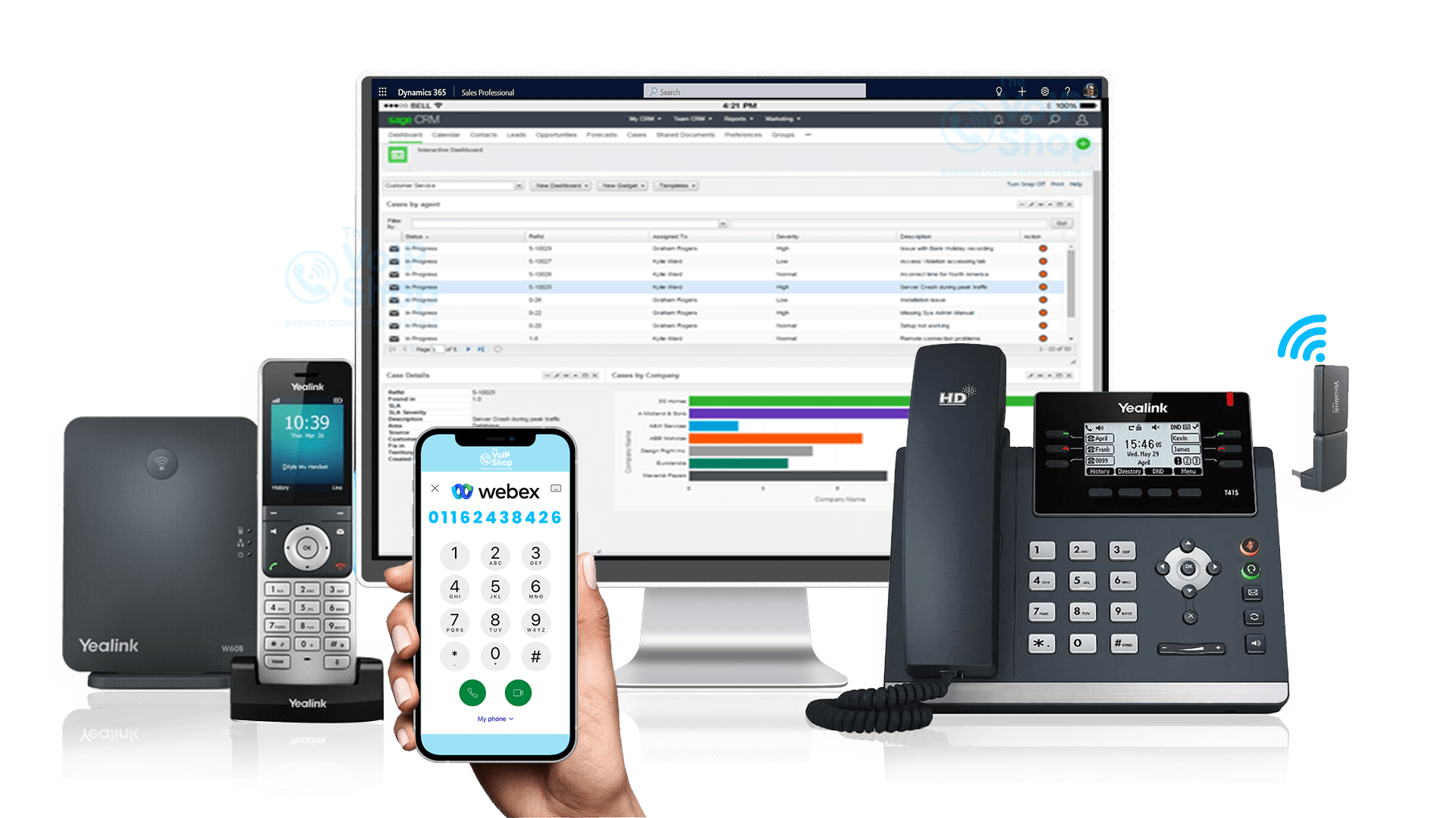 Sage CRM integration with VoIP