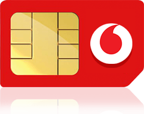 Vodafone card from The VoIP Shop