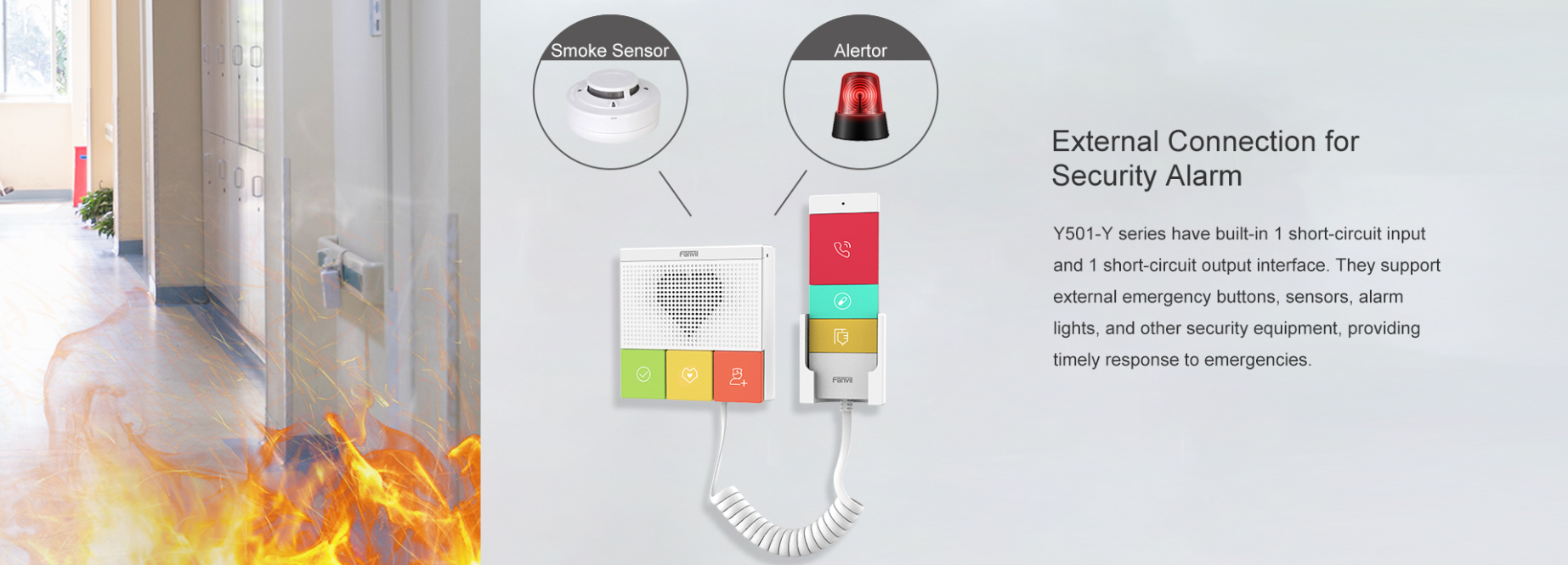 Healthcare Phone System - External Connection for Security Alarm