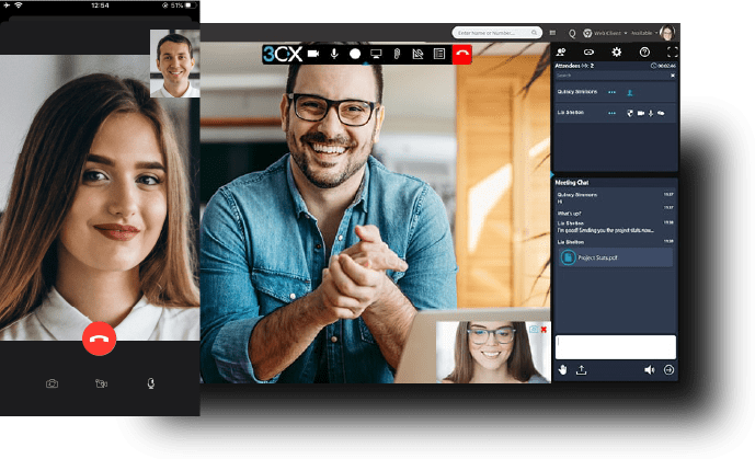 3cx video conferencing system