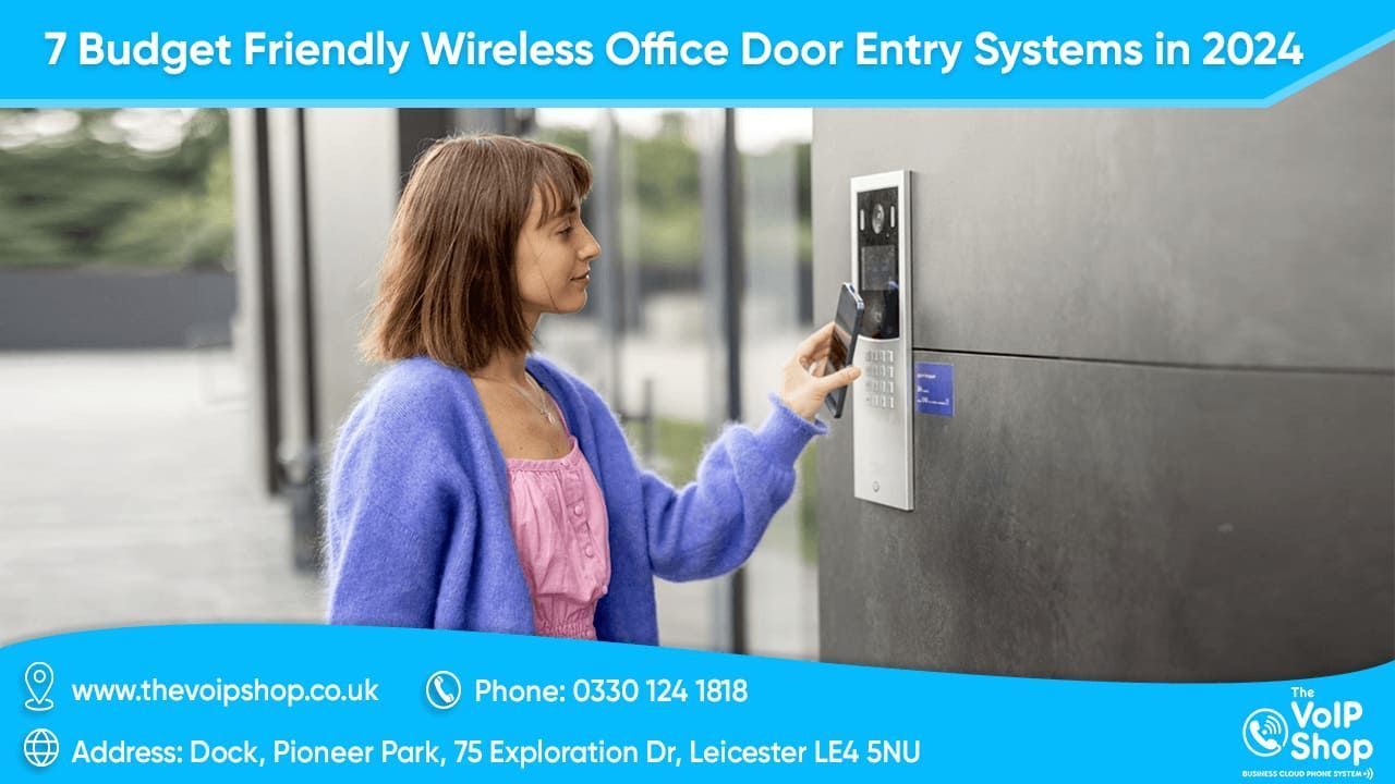 wireless office door entry system