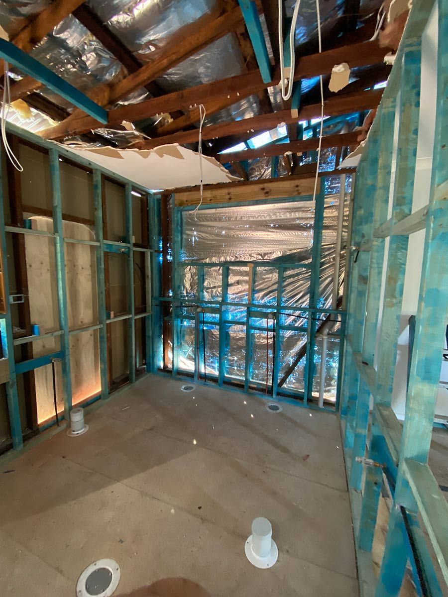 A Room With A Ceiling That Is Being Built In A House — B Smart Building & Design In Gerringong, NSW
