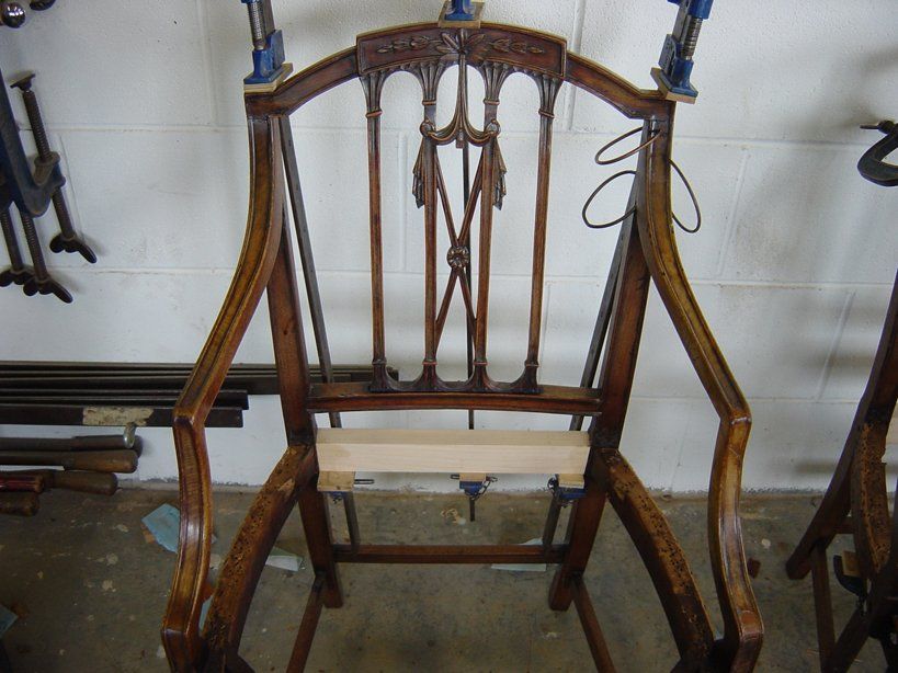 wooden chair restoration