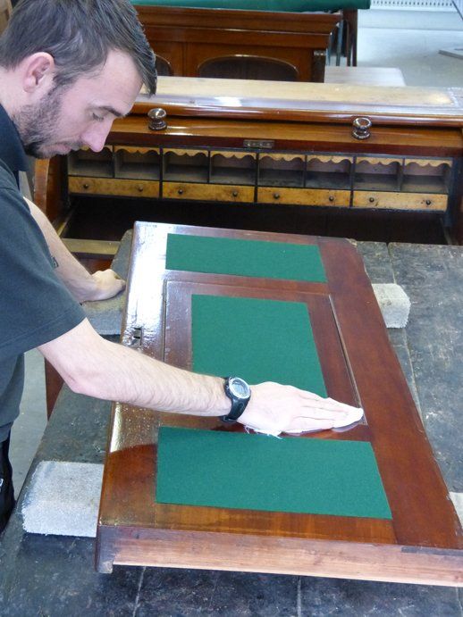 wooden surface cleaning