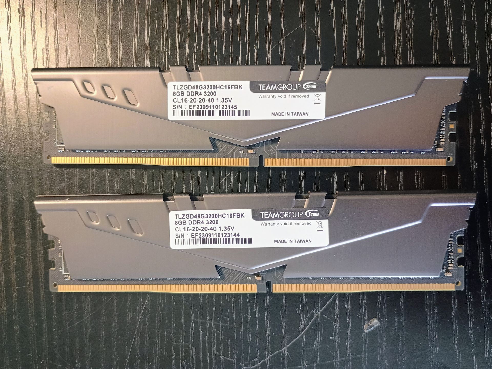 16GB 2x8GB 3200MHz C16 DDR4 Desktop Memory RAM