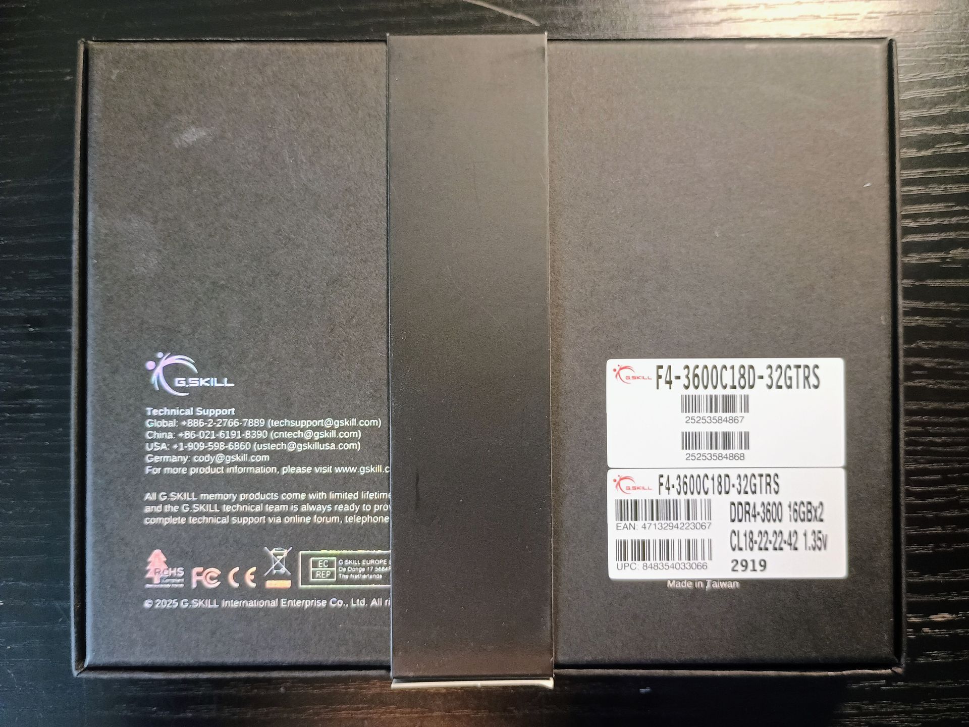 Trident Z Royal DDR4-3600 CL18-22-22-42 1.35V 32GB (2x16GB)