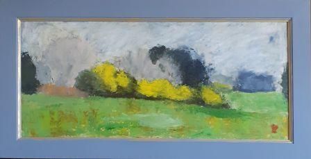 Thorpeness golf course, oil painting