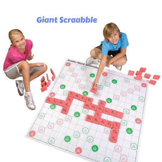 Giant Scrabble game